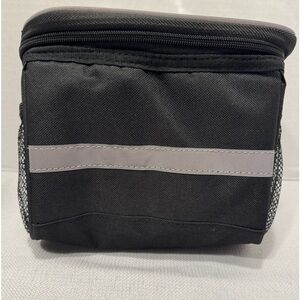 Black Bicycle Bag-Touchscreen Compatible Section Sleeve That Seals